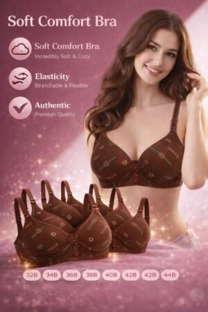 Padded Foam Cotton Bra Everyday Comfort Bra