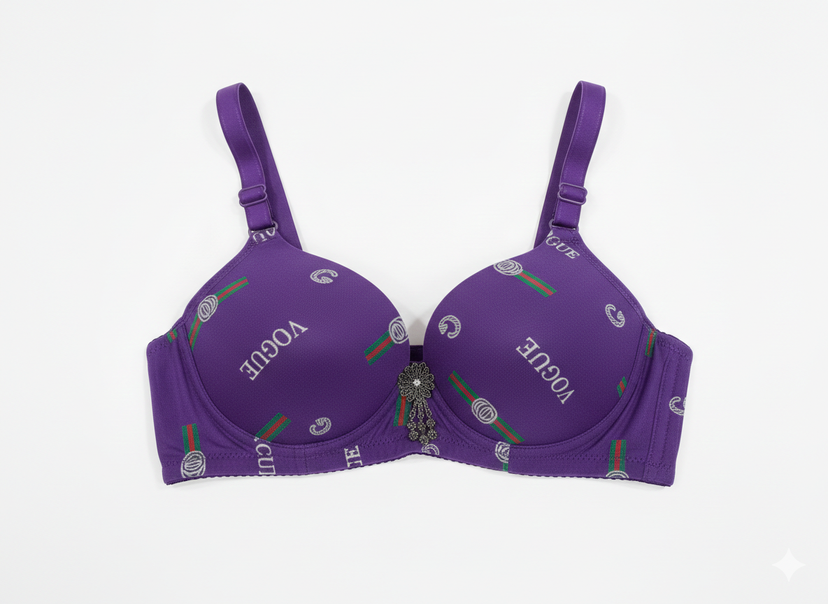 Padded Foam Cotton Bra Everyday Comfort Bra - Image 4