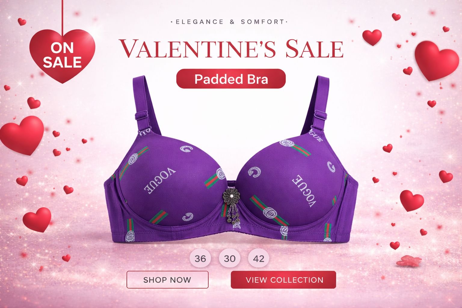 Padded Foam Cotton Bra