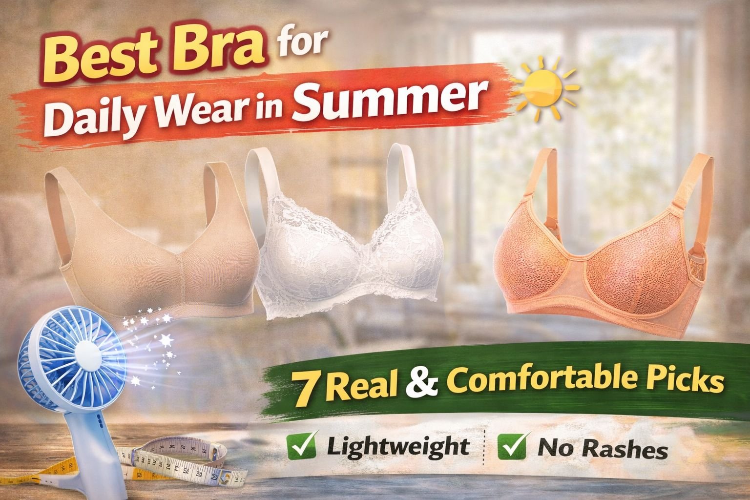 Best Bra for Daily Wear in Summer: 7 Cool & Comfortable Picks