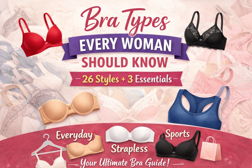 Bra Types Every Woman Should Know 26 Styles + 3 Essentials