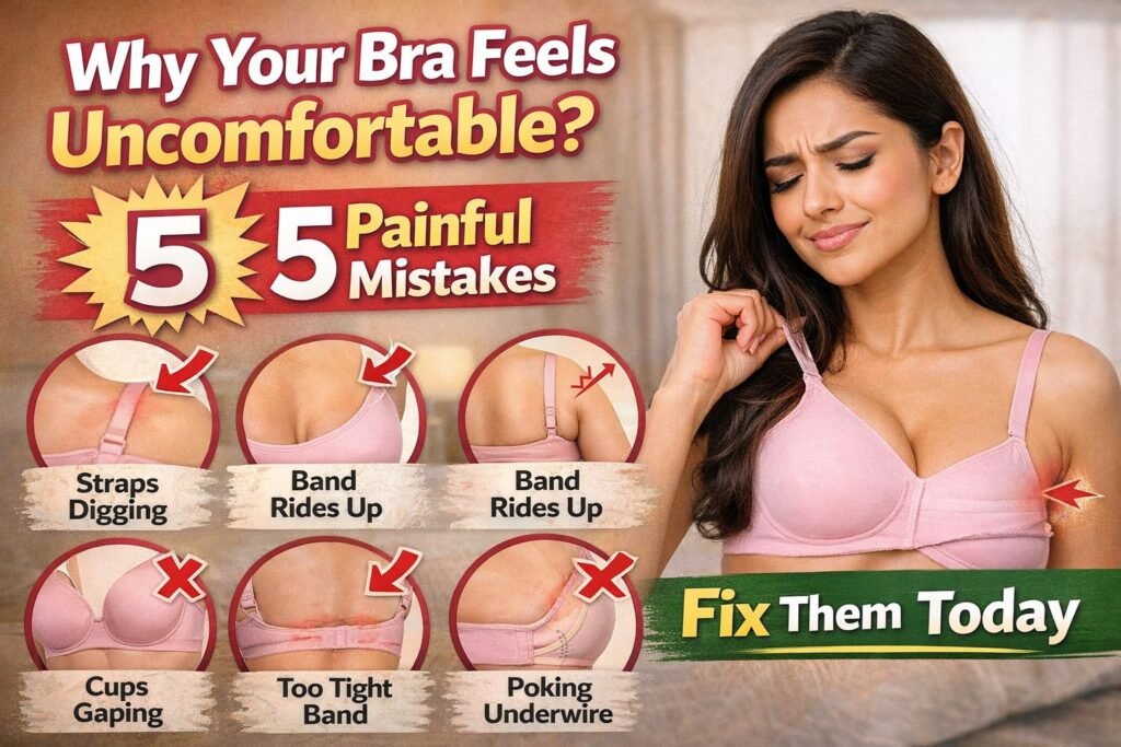 Why Your Bra Feels Uncomfortable 5 Painful Mistakes