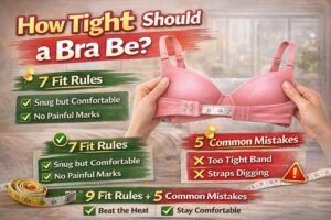 how tight should a bra be   