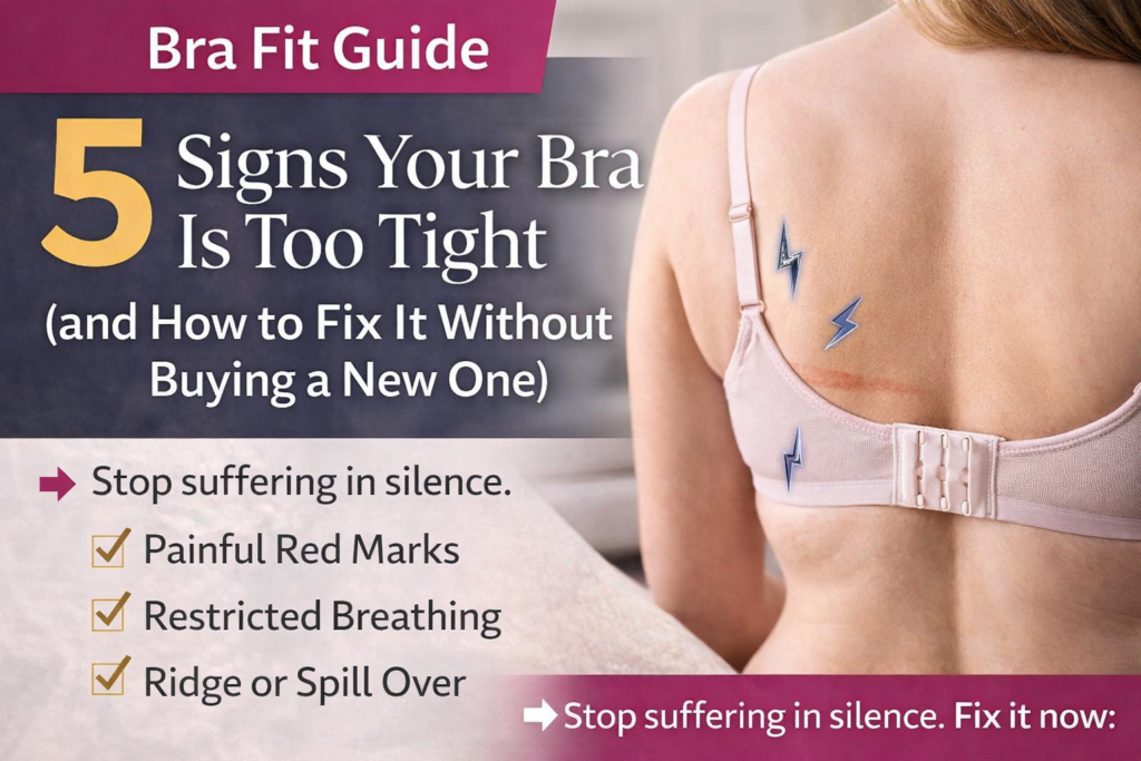 5 Signs Your Bra Is Too Tight (and How to Fix It Without Buying a New One)