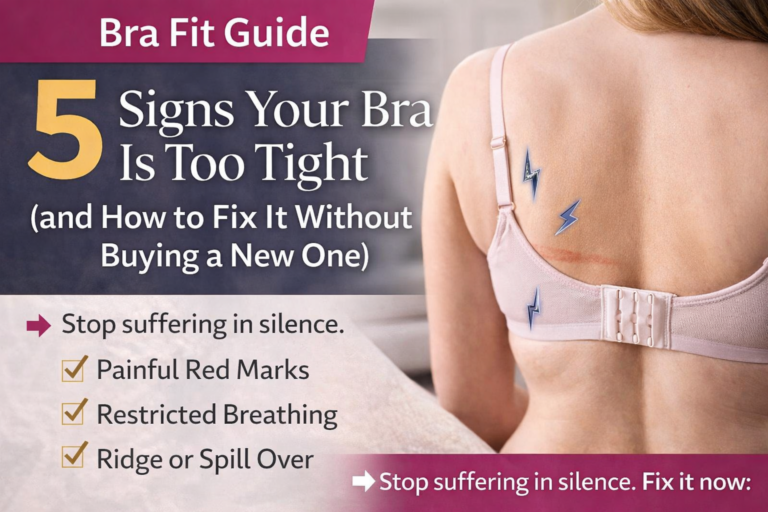 5 Signs Your Bra Is Too Tight (and How to Fix It Without Buying a New One)