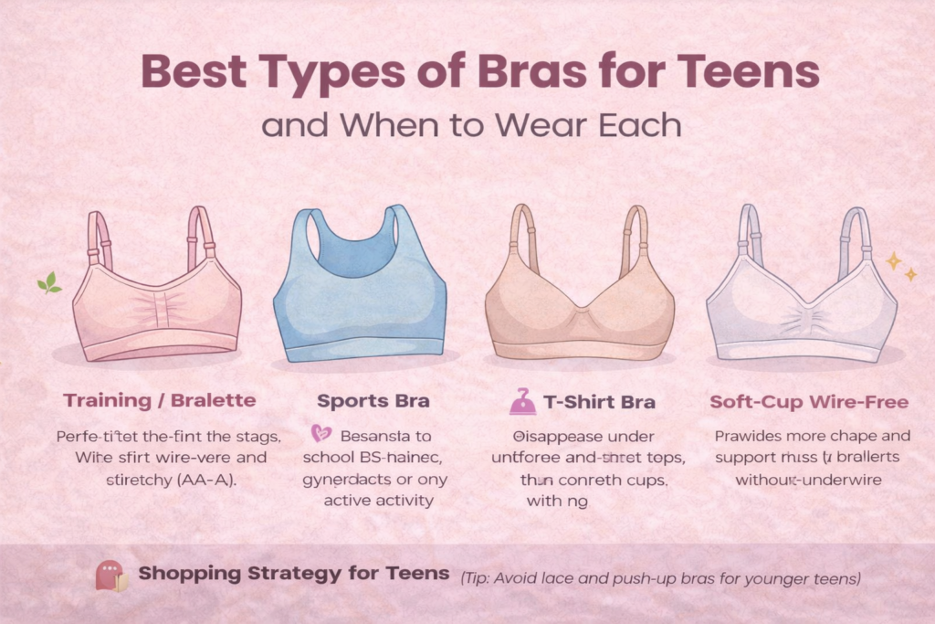 Best Types of Bras for Teens — and When to Wear Each