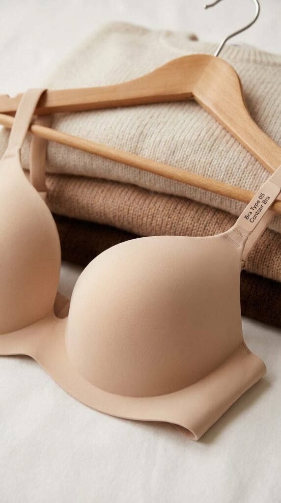Contour Bra Best for: Defined shape, everyday structure under knitwear