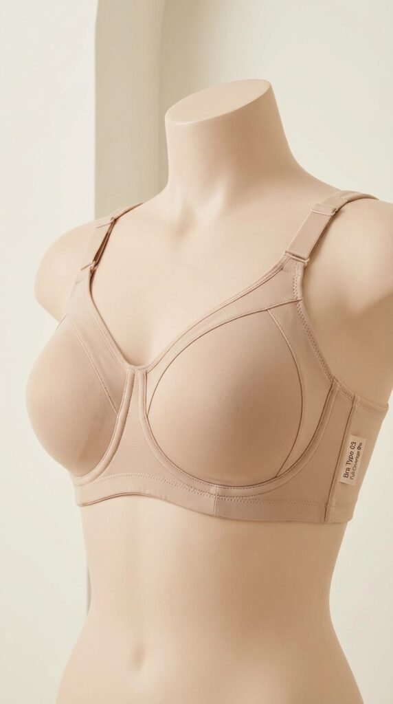 Full-Coverage Bra Best for: Maximum support, larger cup sizes, coverage