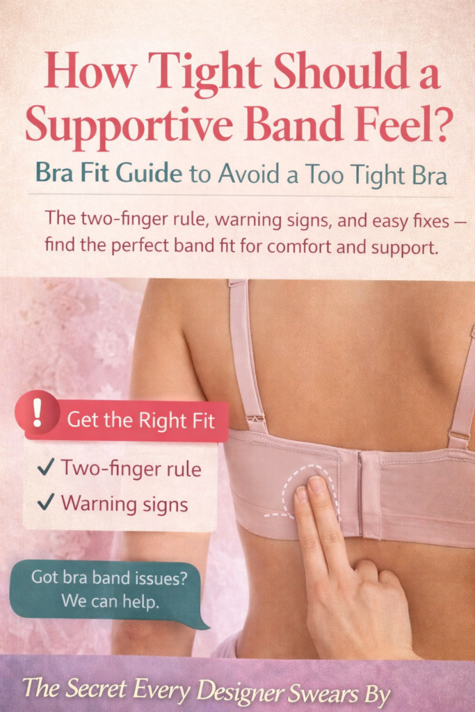 How Tight Should a Supportive Band Feel Bra Fit Guide to Avoid a Too Tight Bra