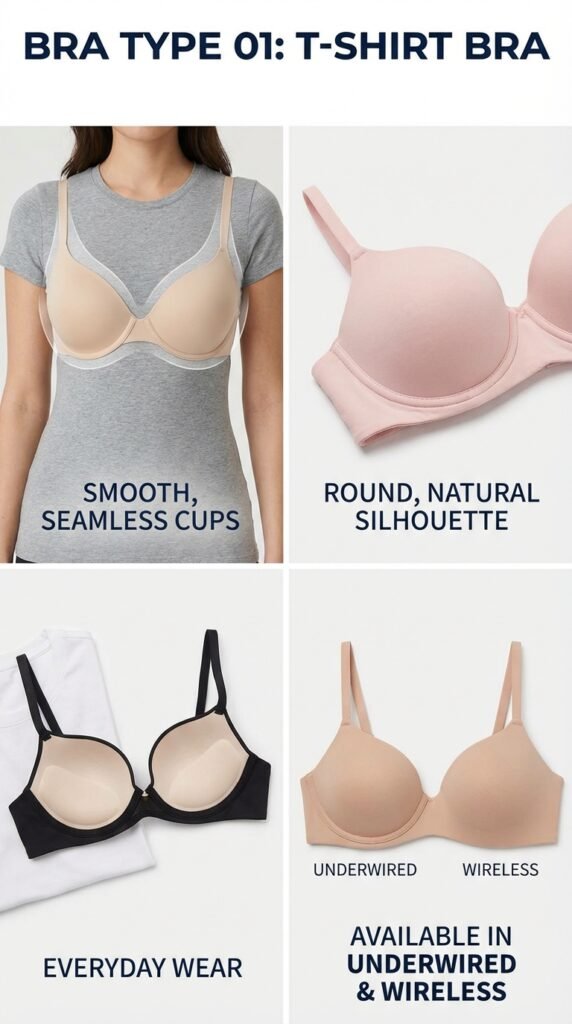 Tshirt bra everyday wear