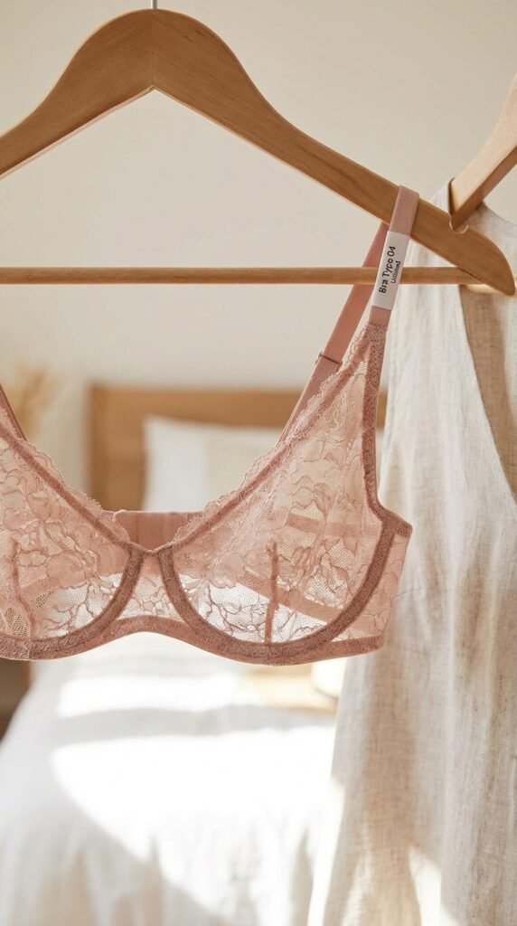 Unlined Bra Best for: Natural shape, hot weather, lightweight tops